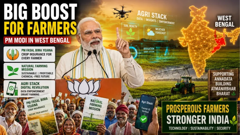 PM Modi Agricultural Schemes in West Bengal