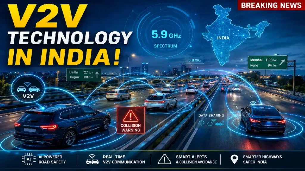 V2V Spectrum De-Licensed in India